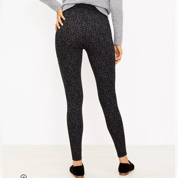 LOFT | Leopard Print Ponte Leggings, Size M, NWT - Picture 11 of 11